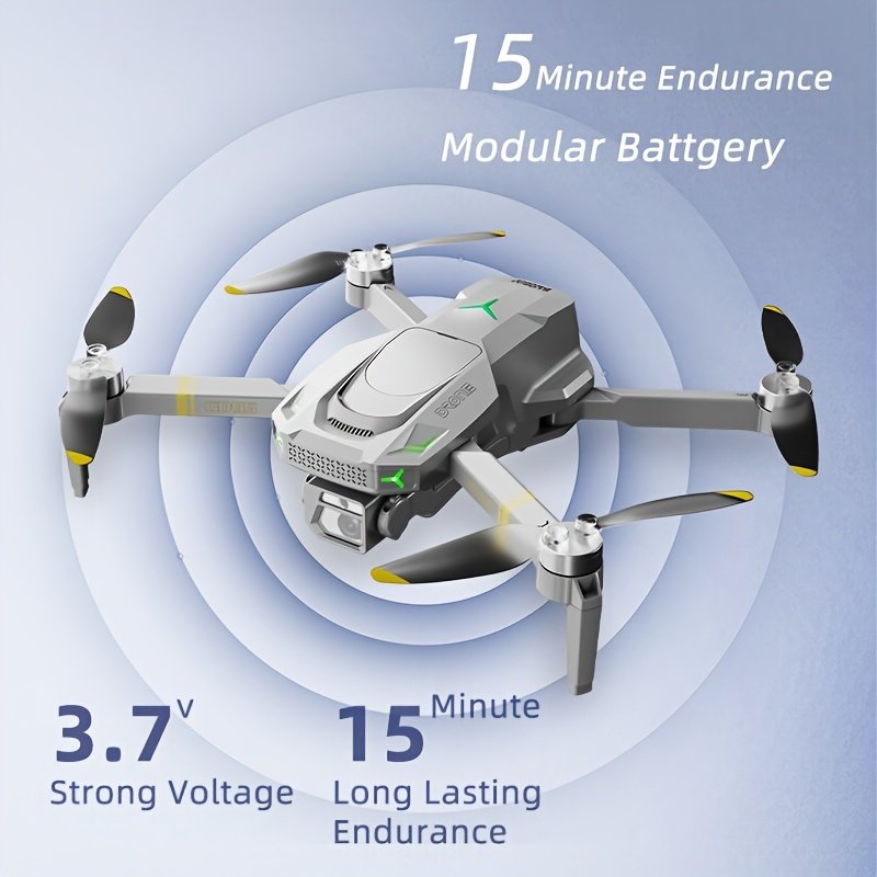 GD95 Brushless Motor Drone with Dual HD Cameras - Anti-Shake ESC, 360° Obstacle Avoidance, Hover Function, 120° Wide Angle Lens, 2.4GHz Signal, 100m Remote Control, 2000mAh Battery - Includes Spare Propeller, Storage Bag & Protective Cover - Image 8