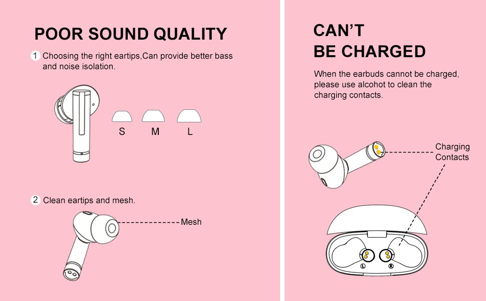 Wireless Earbuds With 40H Playtimes Charge Case, Wireless 5.3 Headphones, Deep Bass, Running Earphones With 4-Mic Clear Call, LED Display, In Ear Headphones For Work/Gym - Image 14