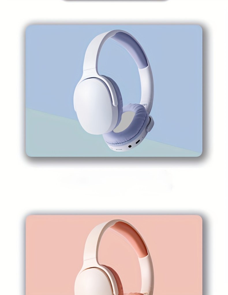 Versatile Wireless Earphones with 3.5mm AUX - Foldable, Comfort-Fit Design for DJs, Tablets, PCs, TVs & Travel | Wireless Connectivity, Volume Control - Image 22