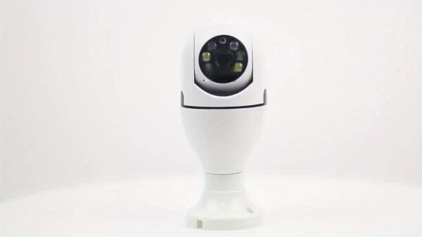 1pc Smart E27 Bulb Security Camera, 360° Rotatable, Wi-Fi Enabled, Infrared Night Vision, Two-Way Audio, Motion Sensor, Ceiling Mount, Hard-Wired 110-240V, App Control, No Battery, Non-Waterproof - Image 11