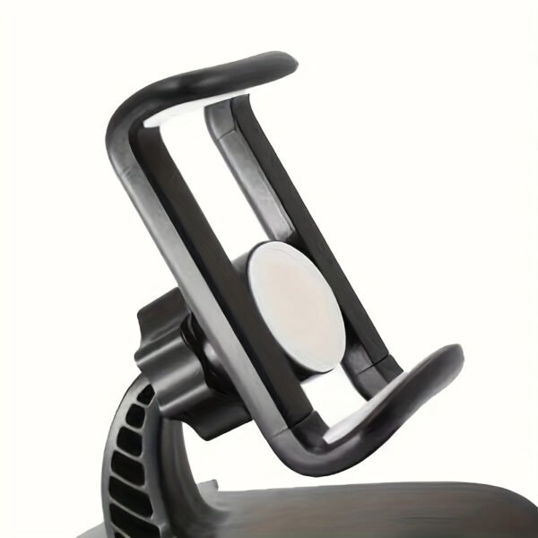 Support 360-Degree Rotation Universal Automobile Phone Holder, Anti-Slip Instrument Plate Holder, Suitable for iPhone, Samsung, Xiaomi, Oppo, Vivo, OnePlus, Using Durable ABS Material, Easy Installation, No Battery - Image 3