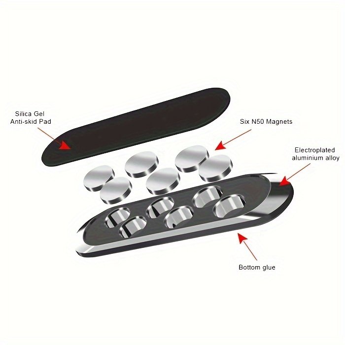 Magnetic Mini Single-row Adhesive Dashboard Mobile Bracket With Strong Magnetic Car Phone Holder On Hot Sale - Image 20
