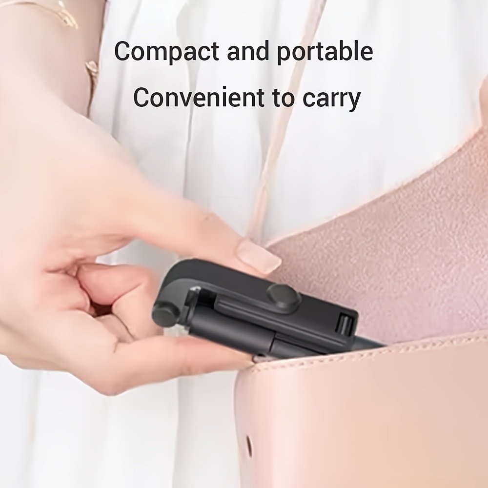 1pc Selfie Stick with Wireless Link Function, 360-degree Rotation, Mobile Phone Tripod, Video Shooting, Anti-slip and Anti-shake, Essential Shooting Tool for Travel - Image 11