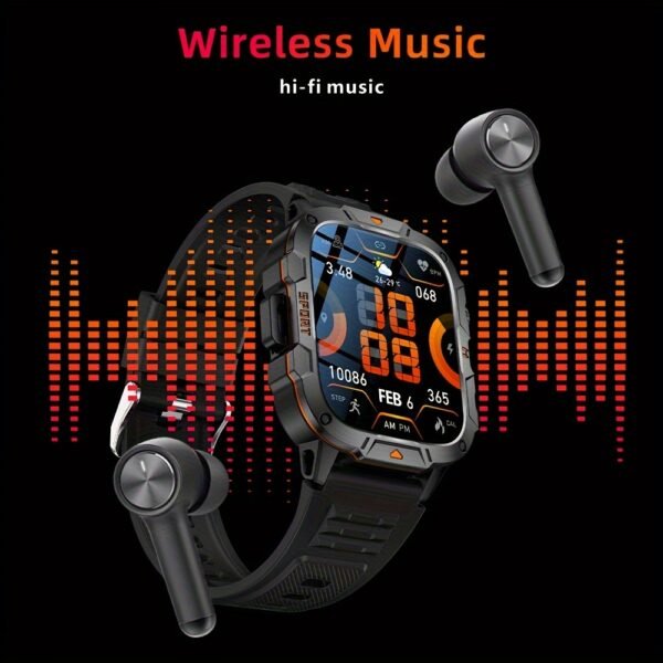 Sports Smart Watch, 4.98cm Smartwatch With LED Lighting, Call Answering, Fitness Tracking With Pedometer, Outdoor Sports Activity Watch For Men/Women - Image 15
