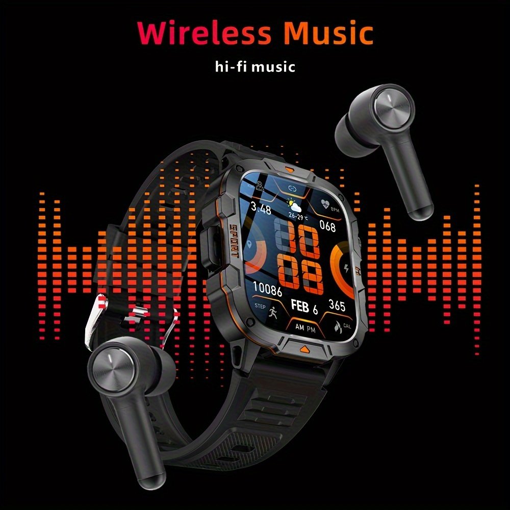 Sports Smart Watch, 4.98cm Smartwatch With LED Lighting, Call Answering, Fitness Tracking With Pedometer, Outdoor Sports Activity Watch For Men/Women - Image 15