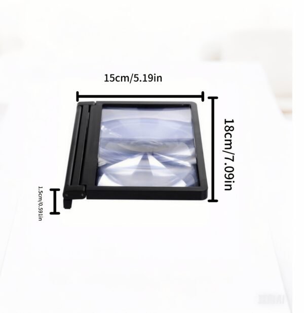 1pc Foldable Phone Stand with Amplifier, 3D HD Large Screen Display, Ergonomic Design for Comfortable Viewing, Reduces Eye Strain, Suitable for Movies, Videos, TV Shows, Gaming, Compatible with Most Smartphones - No Battery Required - Image 9