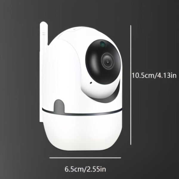 1pc YIIYRY Smart Home Security camera - Wireless, remote viewing mobile app, automatic tracking, color night vision, USB power, baby monitor, suitable for babies, babysitters, home monitoring, does not include SD card - Image 5