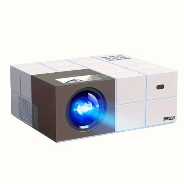 PGIVDA 4K Full HD 1080P Video Projector, Table Mount, LCD Display, 16:9 Aspect Ratio, Button Control, Wireless Connectivity, Display Port, 3000+ Lumen Brightness, 220-240V European Plug, for Home Theater & Presentations - Image 5