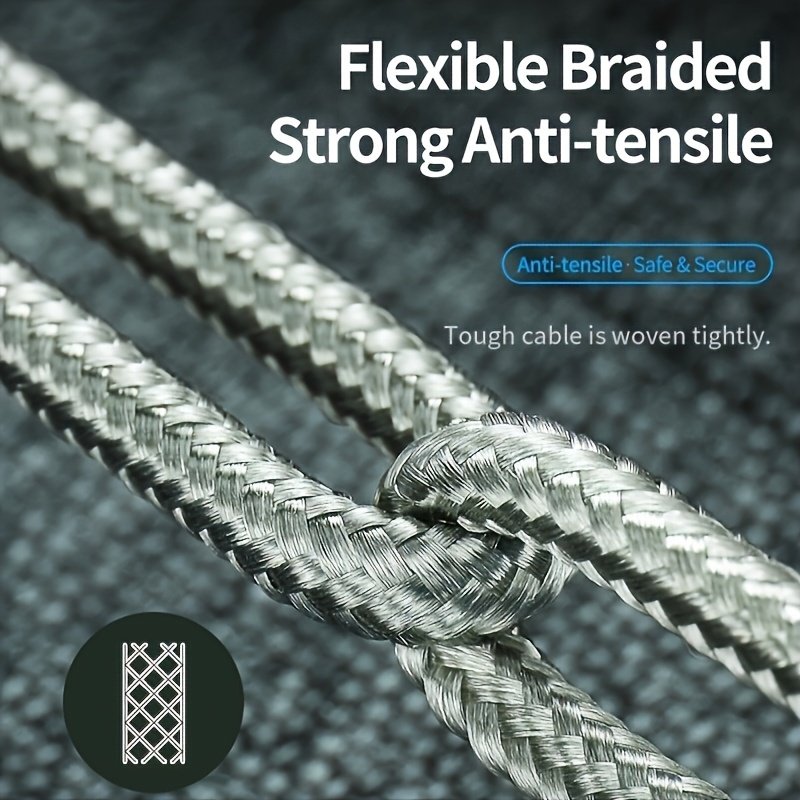 USB Type C cable for fast and safe charging is suitable for Samsung, Redmi, OnePlus mobile phone charging cables, with a length of 1m/2m/3m - Image 16