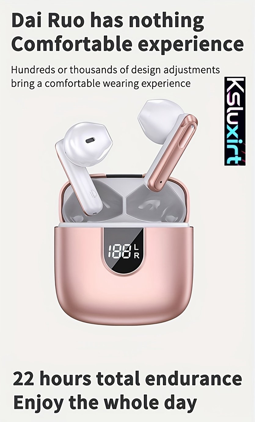 TWS Wireless Earphones, Voice Noise Canceling, HiFi Stereo, In-Ear Earphones With Microphone, LED Power Display, Charging Box - Image 13
