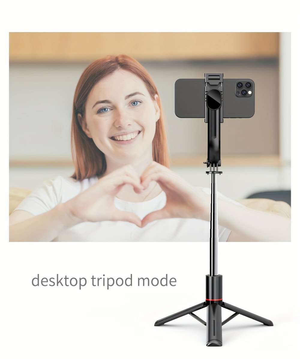 SelfieShow Portable 44-inch Selfie Stick with Wireless Remote, Extendable Smartphone Tripod Stand, 360-Degree Rotation, Compatible with iPhone 13/12/11 Pro/Xs Max/Xr/X/8/7/6 Plus, Android Samsung Phones, Ideal for Christmas, Halloween, Birthday Gifts, Pho - Image 18