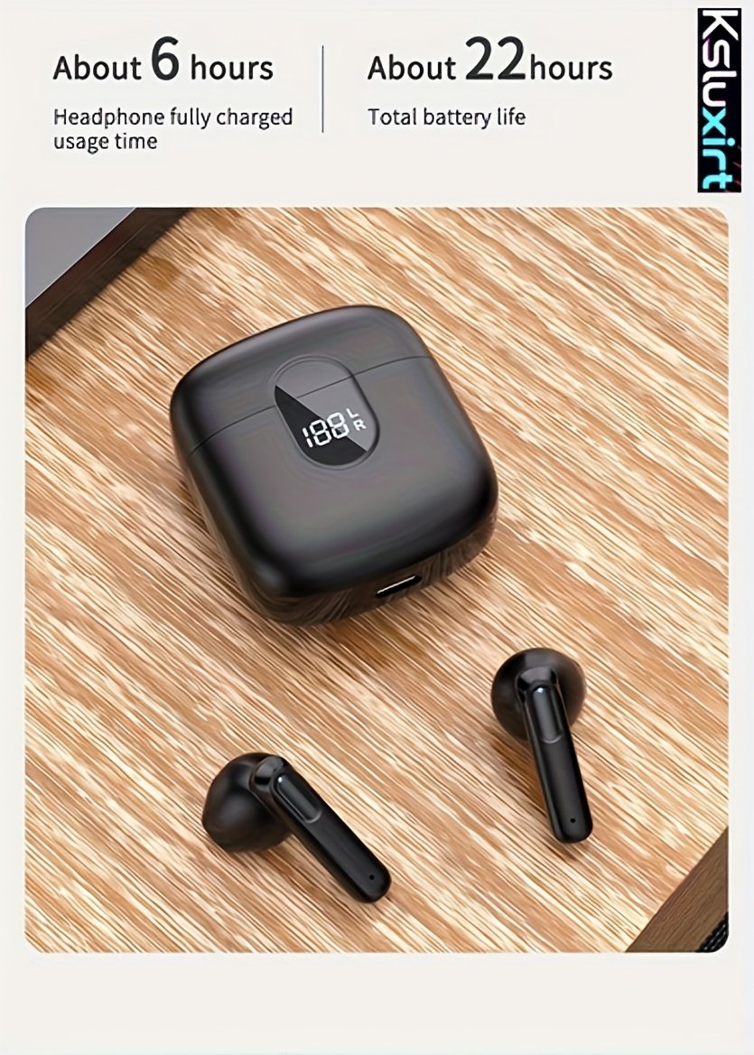 TWS Wireless Earphones, Voice Noise Canceling, HiFi Stereo, In-Ear Earphones With Microphone, LED Power Display, Charging Box - Image 17