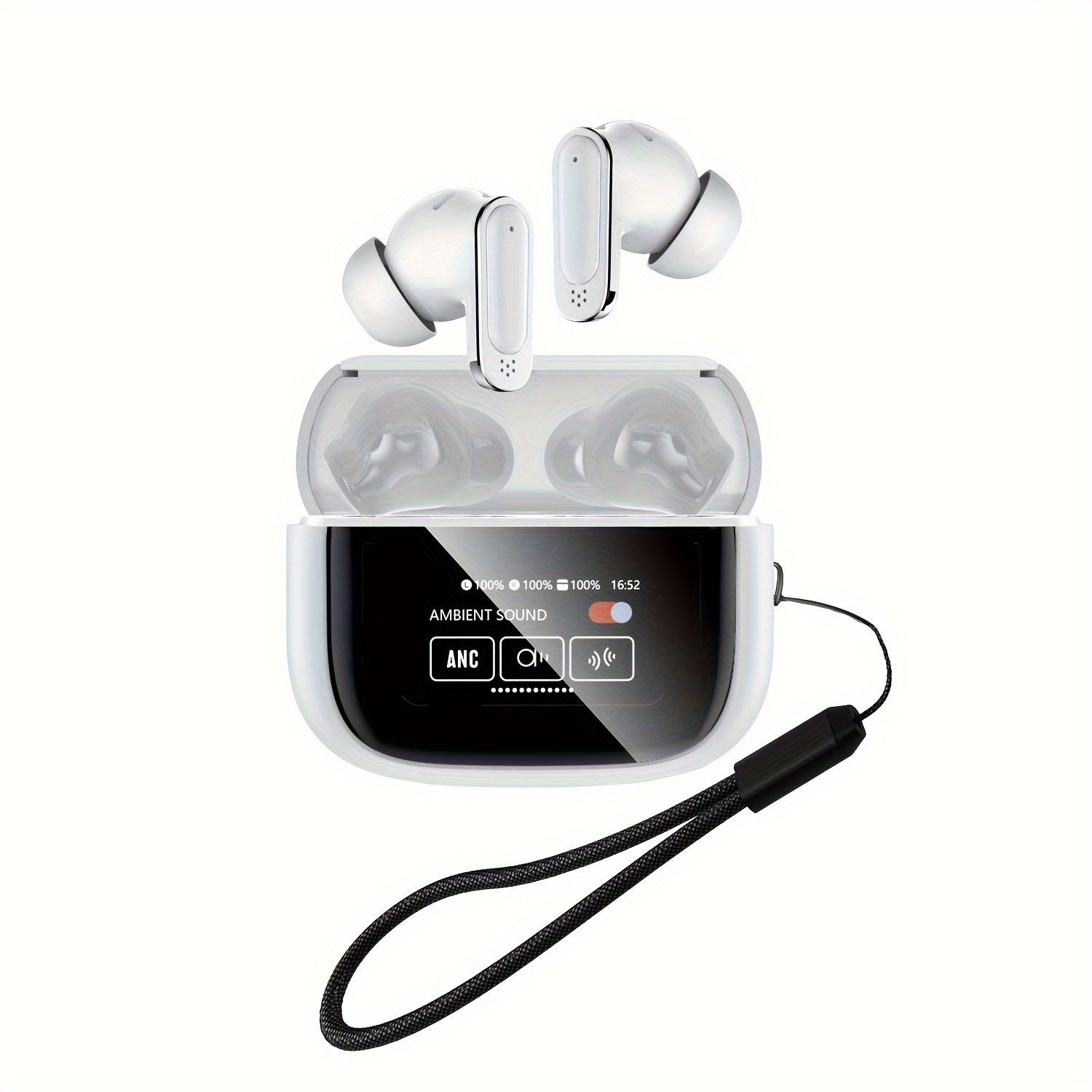 2024 Upgraded Wireless Earbuds, Touch Control Semi-Open-Back In-Ear Headphones, BT5.4 High Fidelity Sound, Non-Waterproof, Compatible with Apple, Huawei, Samsung - 300mAh Lithium Polymer Battery, Type-C Charging, 1-10W Power Range - Image 10