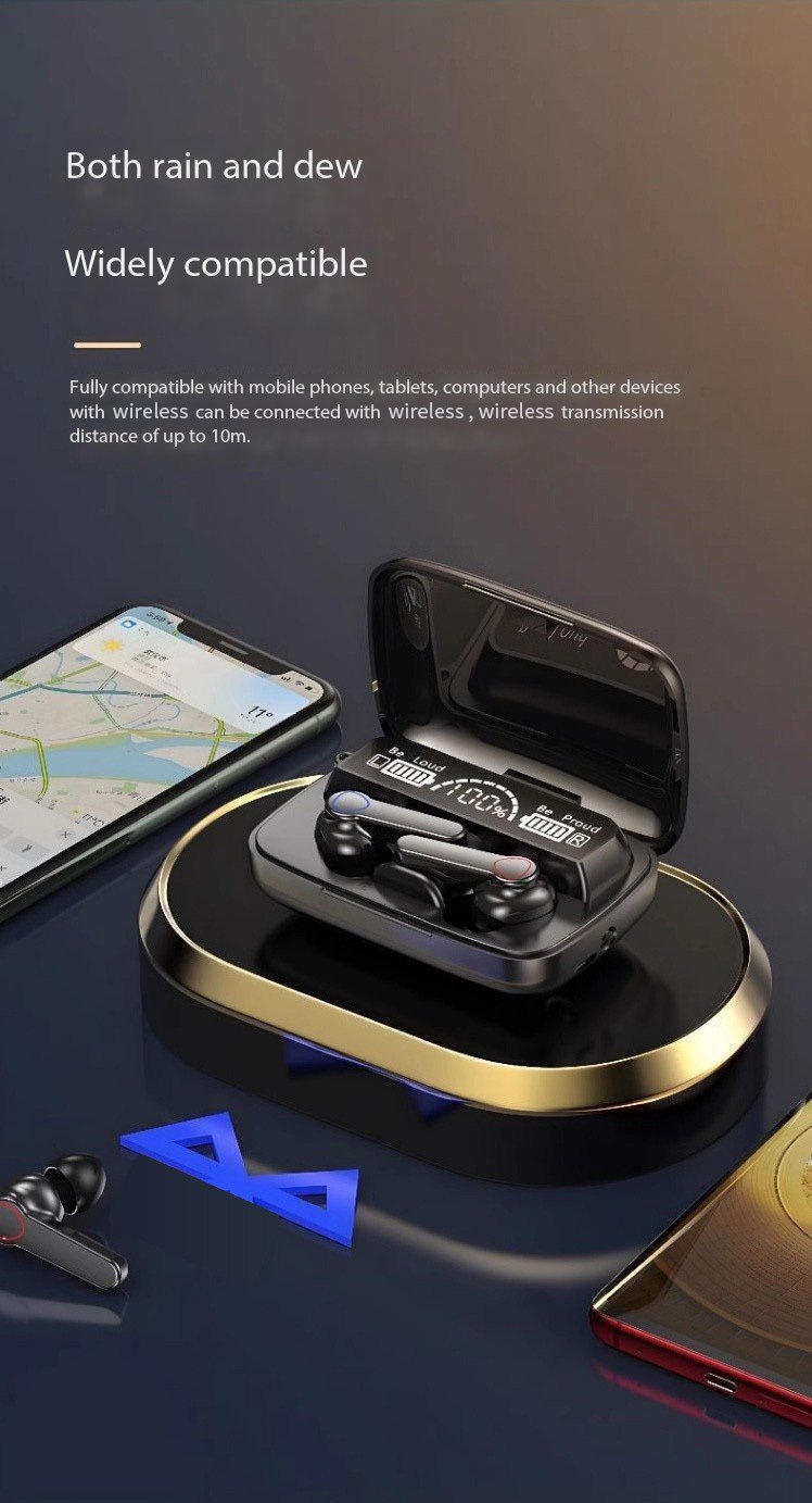 TWS Wireless Headset with Large Capacity Charging Case, Long Battery Life, LED Power Display, Flashlight, Compatible with All Smartphones - Ideal for Students, Men, Women, Birthday and Holiday Gifts, Earphones, Headphones - Image 21