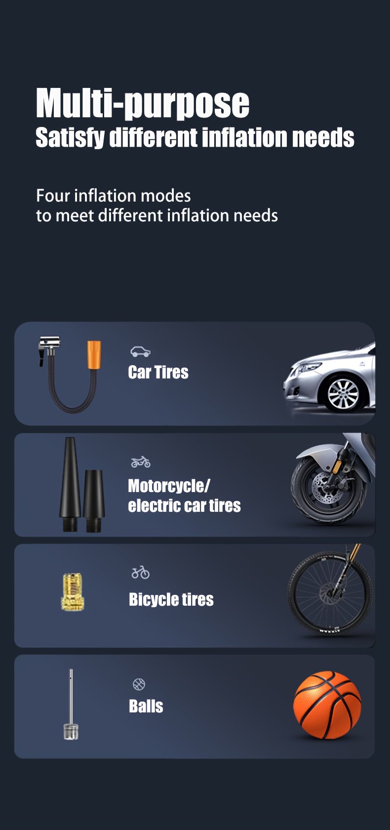 TENGQU Semi-Automatic Car Jump Starter with Portable Air Compressor, Multi-Function Tire Inflator, PVC Material, Non-Waterproof, USB Charging, Operating Voltage ≤36V, 2500A Peak for 12V Vehicles, 8L Gas/6.5L Diesel Engine - Christmas Festival Gift - Image 16