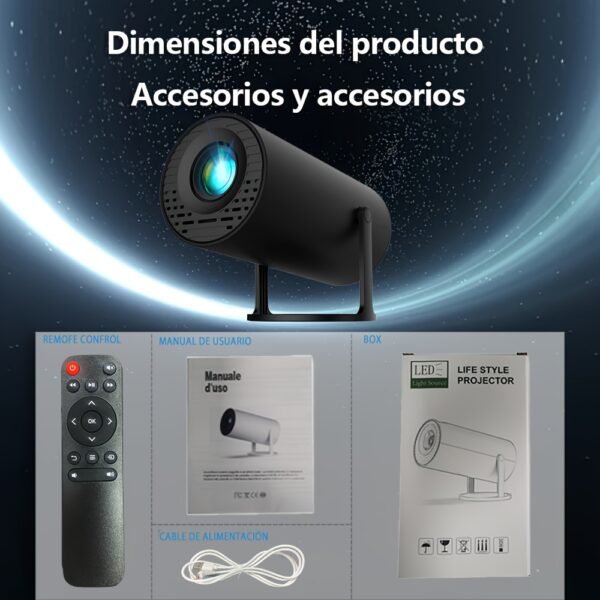 Y300 Compact 720P Mini Projector - USB Powered, Portable & Compatible with iOS/Android Smartphones, Supports Power Banks for On-the-Go Movie Night, Sleek Design, Perfect Christmas Gift, Carry, Immediate Upgrade, Professional Visual Experience - Image 6