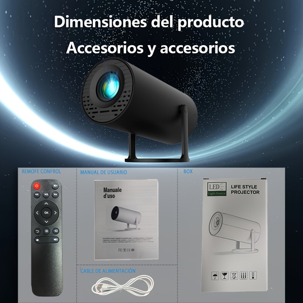 Y300 Compact 720P Mini Projector - USB Powered, Portable & Compatible with iOS/Android Smartphones, Supports Power Banks for On-the-Go Movie Night, Sleek Design, Perfect Christmas Gift, Carry, Immediate Upgrade, Professional Visual Experience - Image 6