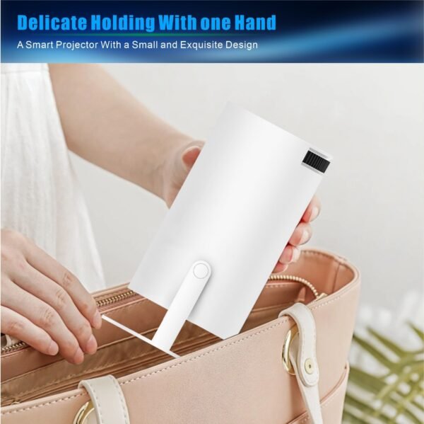 W WUDUNG HY300 PRO Portable Mini Projector 4K Androi 11-1080p*720P Portable Wireless Home Theater 180° Projection Angle Adjustable. - Image 10