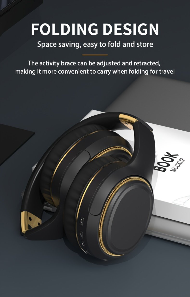 Ultra-large Capacity 400 MAh Wireless Headphones With Ambient Lighting, HIFI Sound Effects, Music All Day Long, 5.3 Chip, Low Latency, High-quality Headphones, Suitable For Travel, Business, Music, Gifts, Work, Phone Calls - Image 17