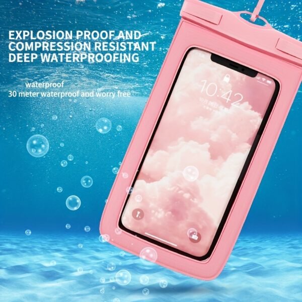 Waterproof Mobile Phone Bag, Double-layer Floating Leakproof Dry Storage Bag For 18.29 Cm Mobile Phone - Image 8