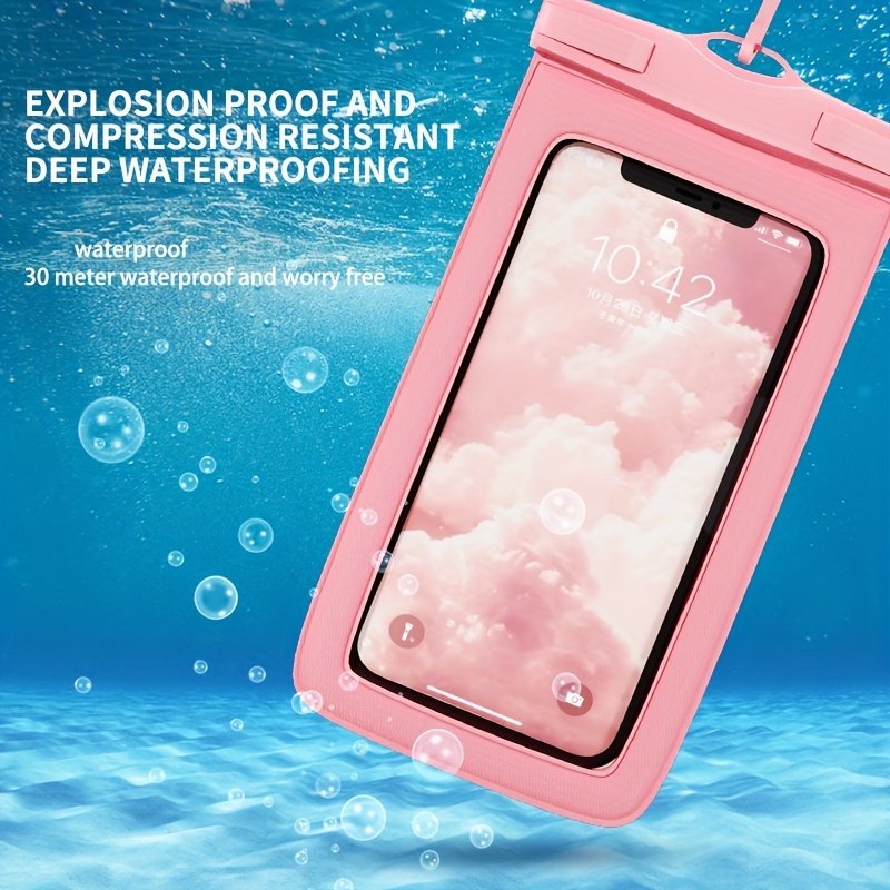 Waterproof Mobile Phone Bag, Double-layer Floating Leakproof Dry Storage Bag For 18.29 Cm Mobile Phone - Image 8