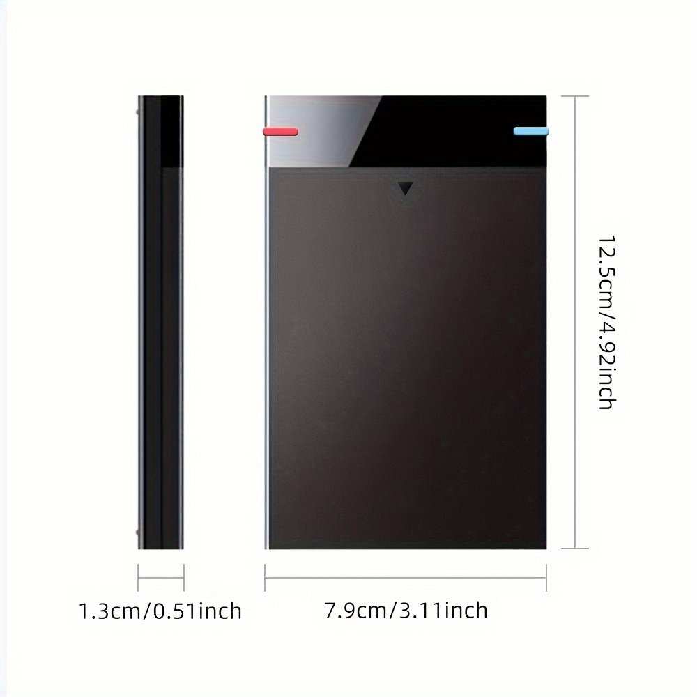 Small Capacity External Hard Drive, 320G Portable Hard Drive, Portable External Storage Hard Drive, USB3.0 High-speed Reading and Writing, Mechanical Hard Drive, Supports Notebook, Mobile Phone and Computer - Image 5