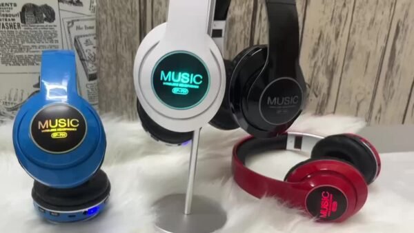 Wireless earphones, multi-color LED lights, comfortable foldable earphones, for tablet/PC/phone/birthday/Christmas/travel gifts. Popular wireless earphones, head mounted wireless earphones, and foldable earbuds. - Image 14