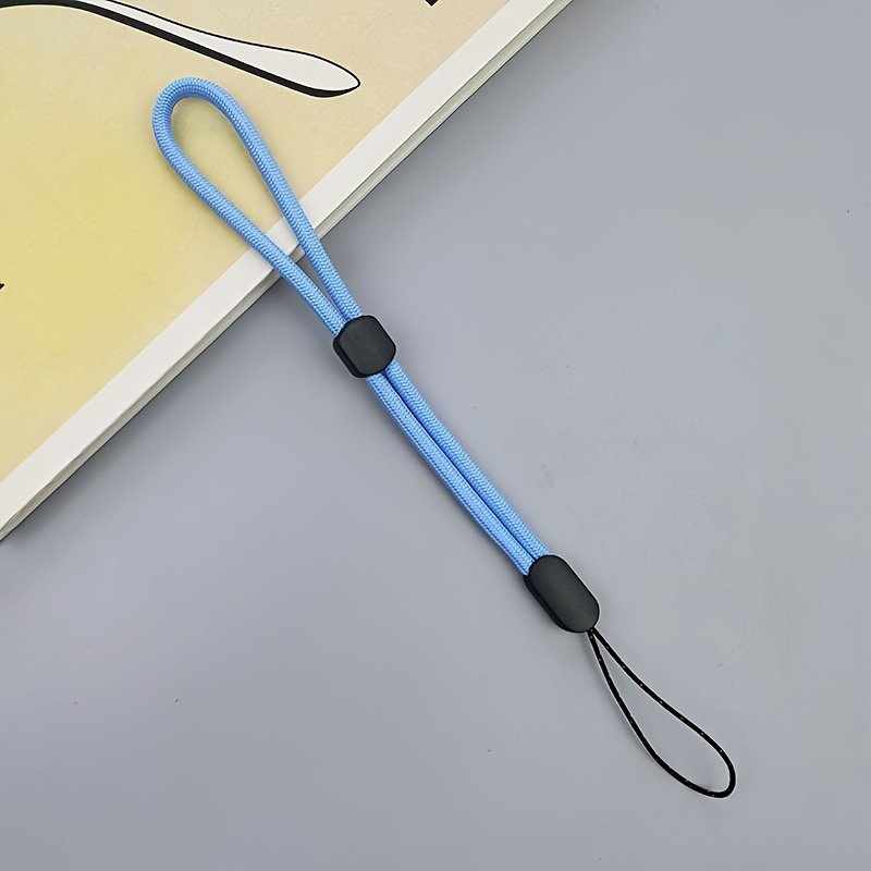 Solid Color Short Mobile Phone Lanyard, Adjustable Lanyard, Water Cup, Flashlight Pendant, Accessories, Thick Wrist Rope, Anti-lost Lanyard - Image 10