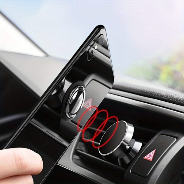 Universal Finger Ring Holder Stand Grip 360 Degree Rotating For Mobile Phone Car Magnetic Mount Phone Back Sticker Pad Bracket - Image 8
