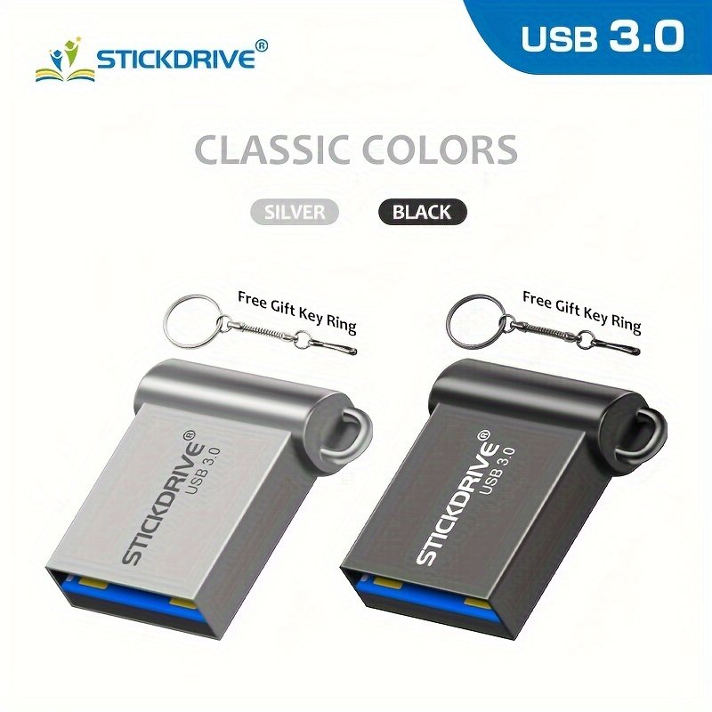 STICKDRIVE MINI USB 3.0 Flash Drive 16GB 32GB 64GB 128GB PENDRIVE Disk Memory For Key Ring - Image 9
