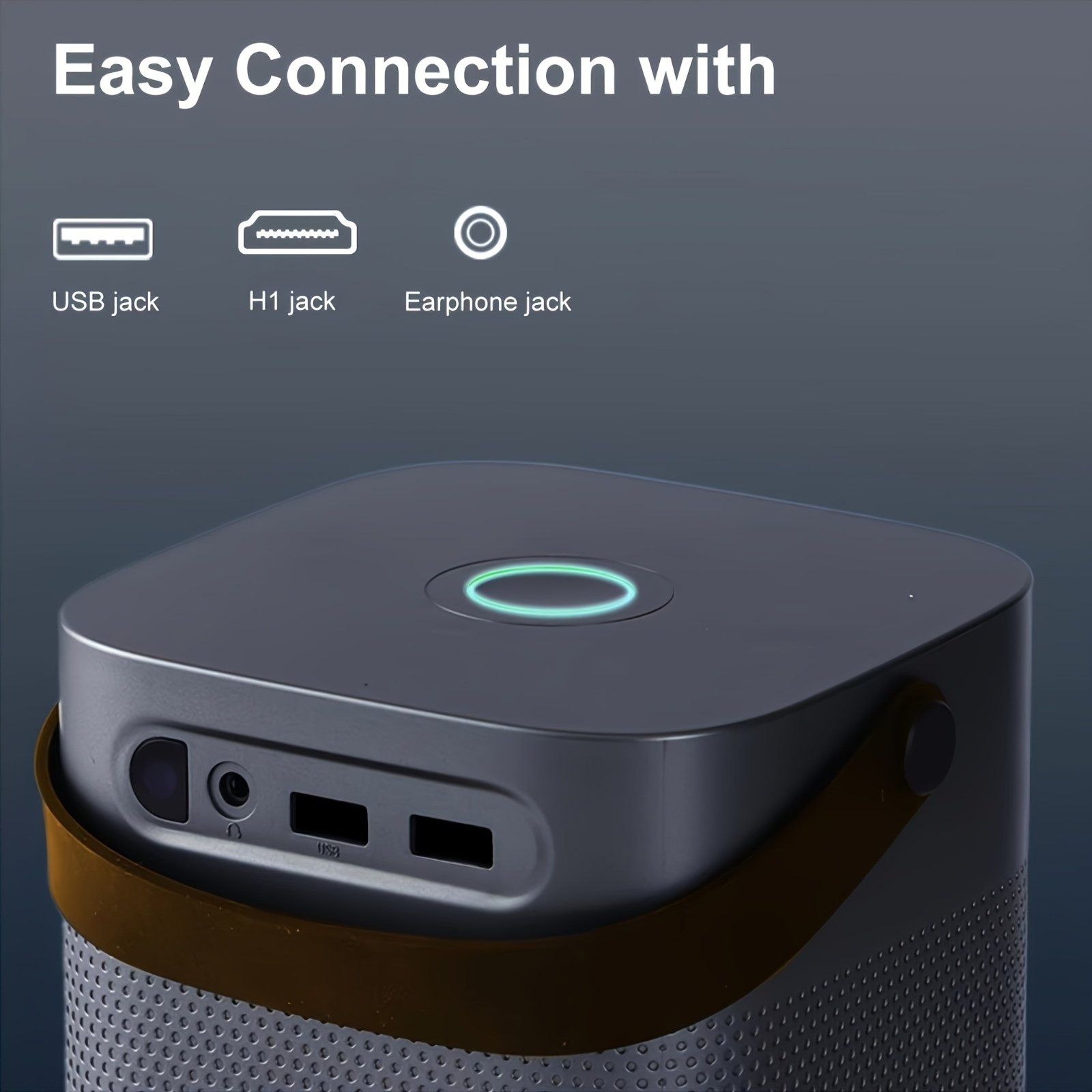 PGIVDA Wireless Projector for Mobile Phone, FHD 1080P Supported Portable Projector Electronic Focus, Max Projection Size 5.59meter - Image 11