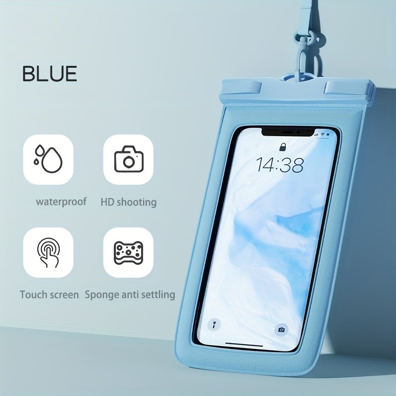Waterproof Mobile Phone Bag, Double-layer Floating Leakproof Dry Storage Bag For 18.29 Cm Mobile Phone - Image 6