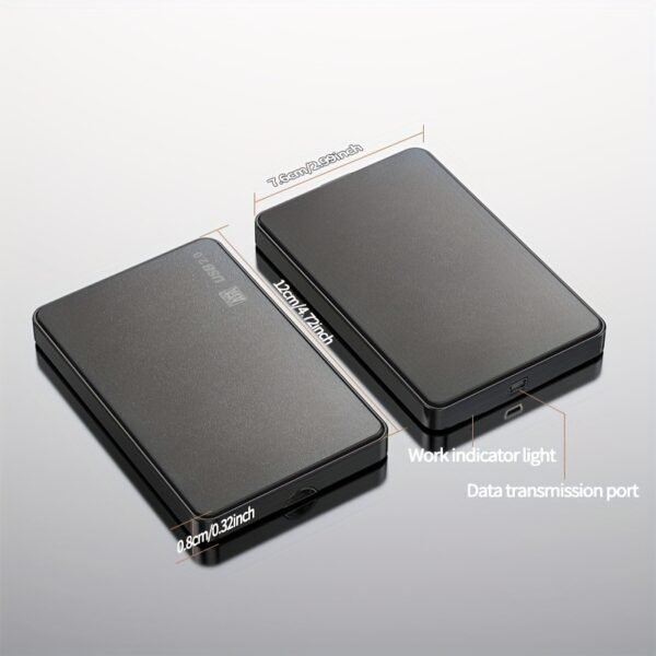 USB Mobile Hard Drive 160g for Mobile Phones and Computers, 500g External Storage, High Speed 250g Mechanical Hard Drive, 320g for Computers - Image 2