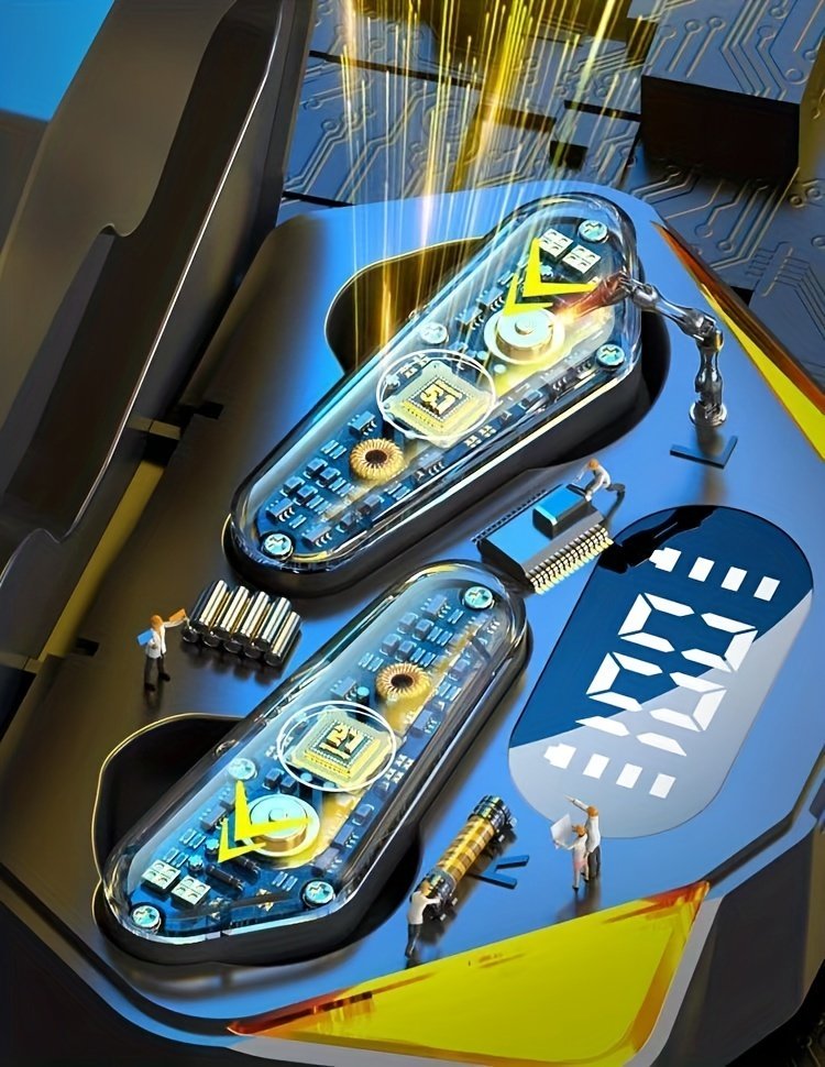 2024 Latest Touch Control Wireless Earbuds with LED Display - In-Ear TWS Headphones for Sports, Music & Gaming, Compatible with iOS/Android - Image 10