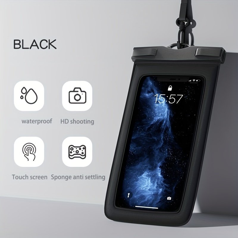 Waterproof Mobile Phone Bag, Double-layer Floating Leakproof Dry Storage Bag For 18.29 Cm Mobile Phone - Image 5