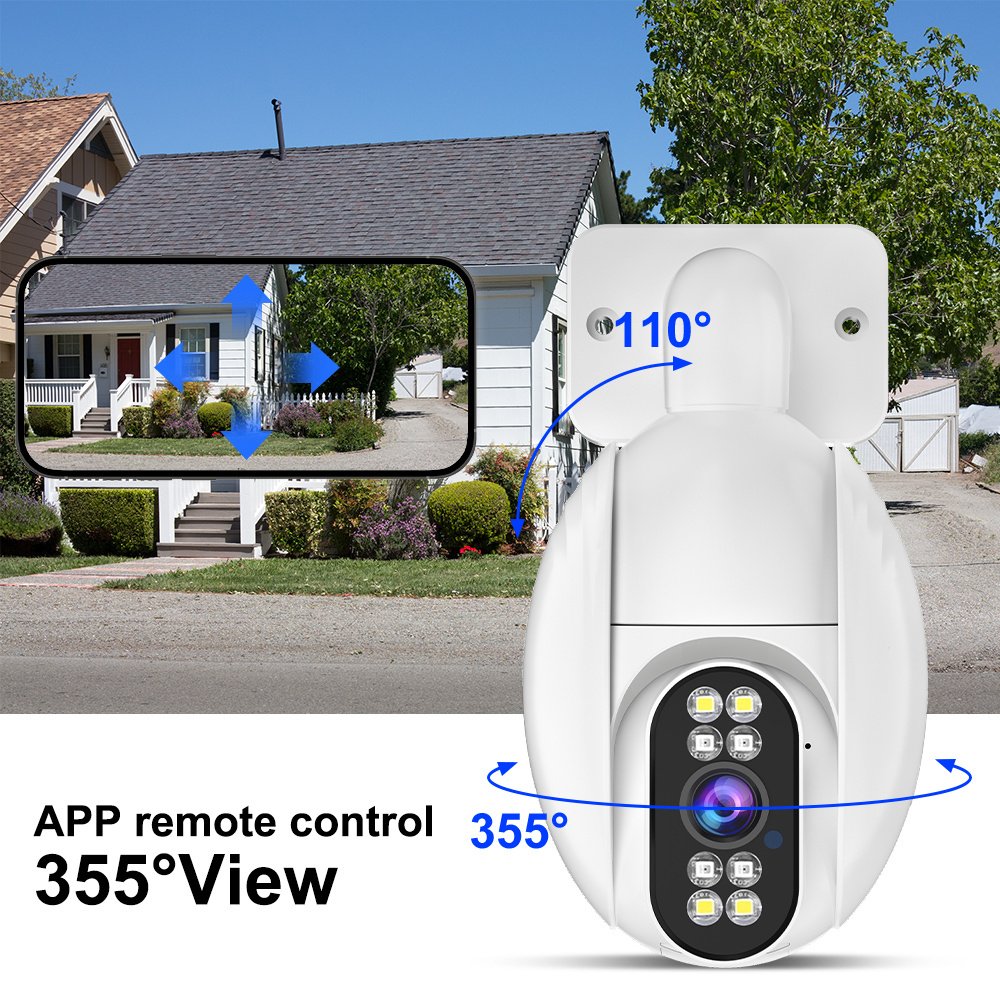 WJG 1080P HD Wireless WiFi Security Camera, Outdoor Wall Hanging, IPX4 Waterproof, Color Night Vision, AI Motion Detection, Two-Way Audio, Real-Time Video Recording, USB Powered, No Battery Required, Mini Camera Wireless - Image 7