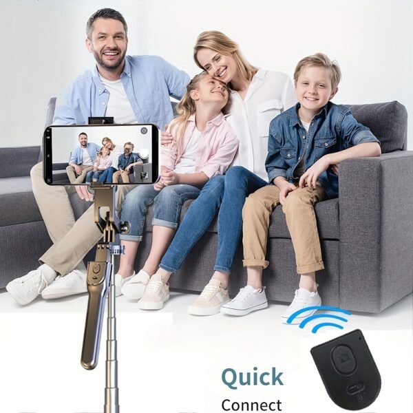 Portable Selfie Stick Tripod, 360 Degree Rotation, Multifunctional Outdoor Travel Tool, Live Broadcast, Mini Selfie and Video Log, Compact, Adjustable, Durable Smartphone Design - Image 8
