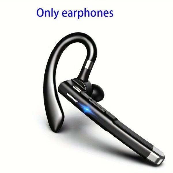 2024 Wireless Earphones 5.3 Headphones Stereo Handsfree Wireless Business Headset with HD Mic Built-in Mic for Driving/Business/Office, Compatible for iOS/Android Cellphone - Image 5