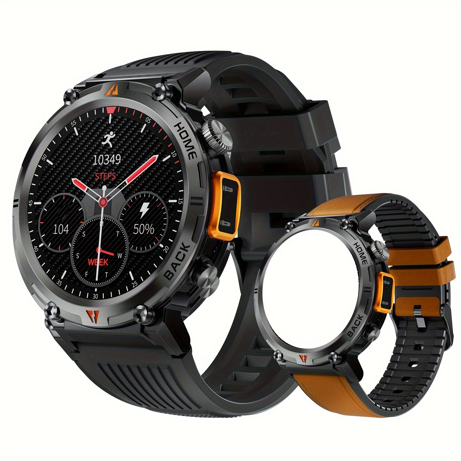 JELLOO Sports Smart Watch With LED Lighting For Men, With Wireless Call Making Function(Answer/Make Calls), 3.68cm HD Smart Watch Smartwatch For Android & IPhone Phone - Image 12