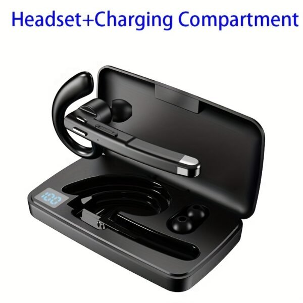 2024 Wireless Earphones 5.3 Headphones Stereo Handsfree Wireless Business Headset with HD Mic Built-in Mic for Driving/Business/Office, Compatible for iOS/Android Cellphone - Image 7