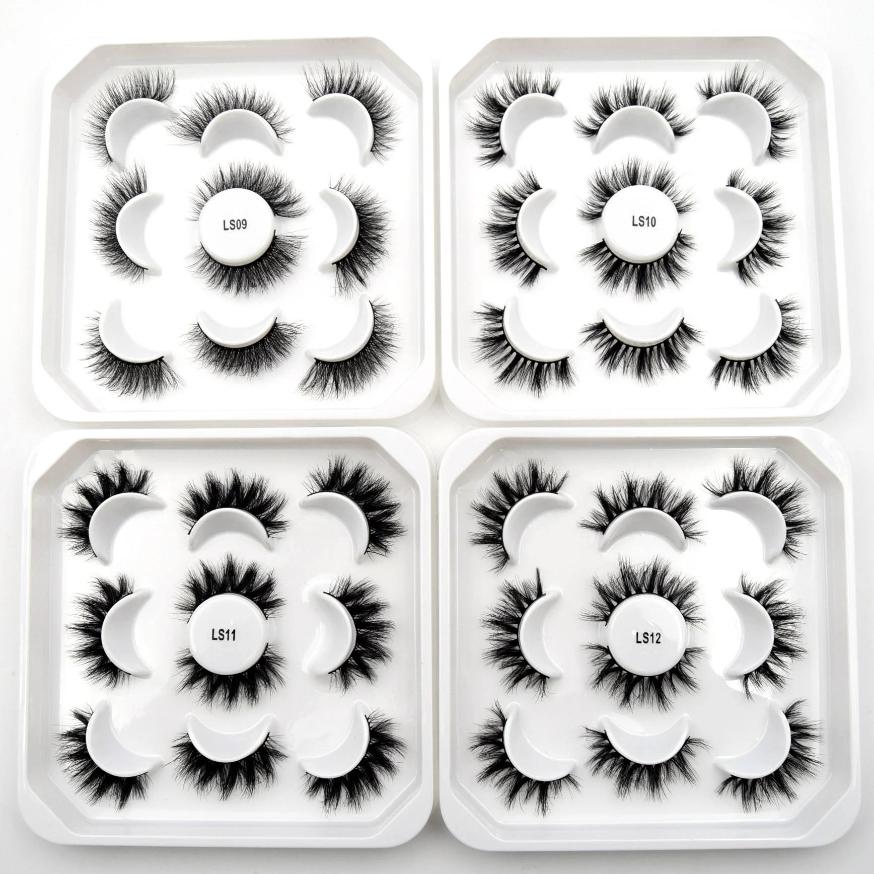 Visofree Mink Lashes 3pairs/10pairs Faux Mink Lashes Make Up False Cils Thick Hand Made Eyelash Extension Crisscross Curly Lash - Image 51