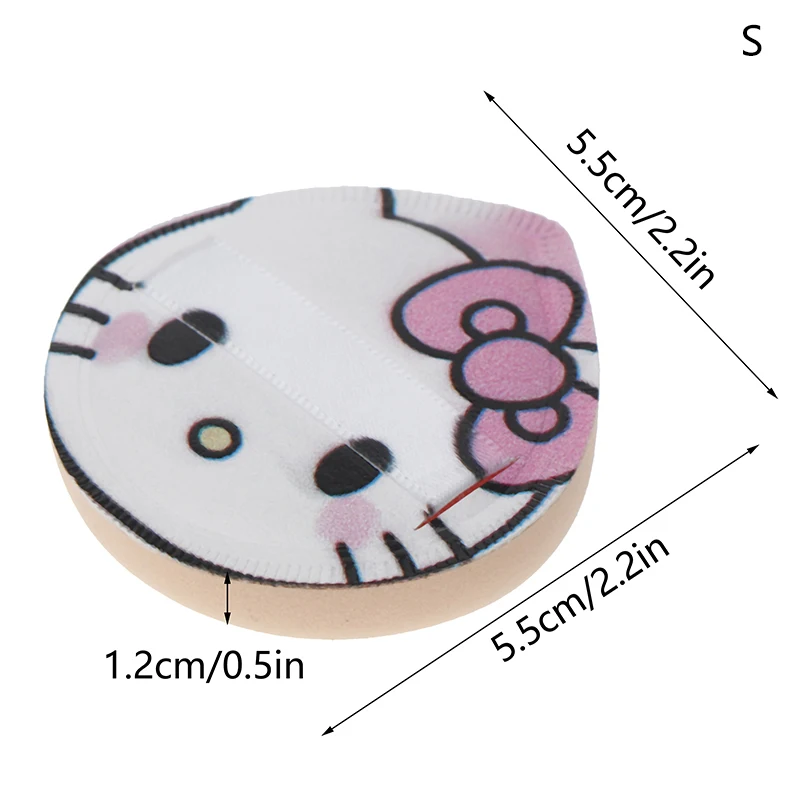 Sanrio Makeup Sponge Puff Hello Kitty Makeup Concealer Super Soft Elastic Cotton Face Base Make Up Cosmetic Puff Beauty Tools - Image 9