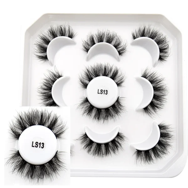 Visofree Mink Lashes 3pairs/10pairs Faux Mink Lashes Make Up False Cils Thick Hand Made Eyelash Extension Crisscross Curly Lash - Image 27