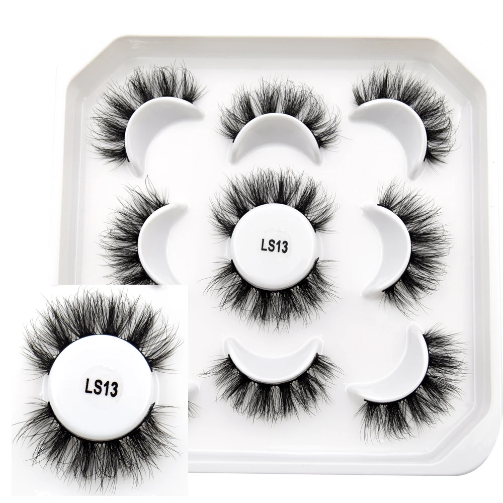 Visofree Mink Lashes 3pairs/10pairs Faux Mink Lashes Make Up False Cils Thick Hand Made Eyelash Extension Crisscross Curly Lash - Image 27