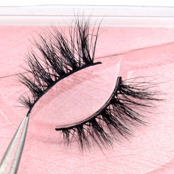 Visofree Half Mink Lashes Make Up False Eyelashes Hand Up Natural Long Mink Lashes Cruelty Free Crisscross Mink Fake Eyelashes - Image 31
