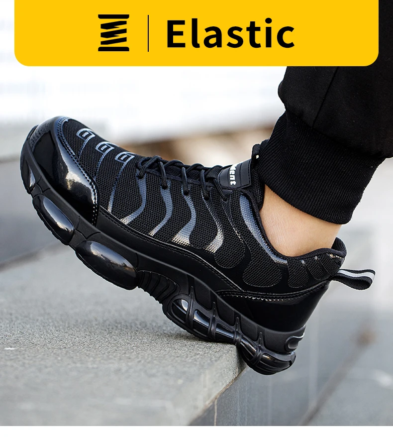 Summer Air Cushion Work Safety Shoes  Unisex Breathable Steel Toe Shoes with Anti-Piercing Protection - Image 14