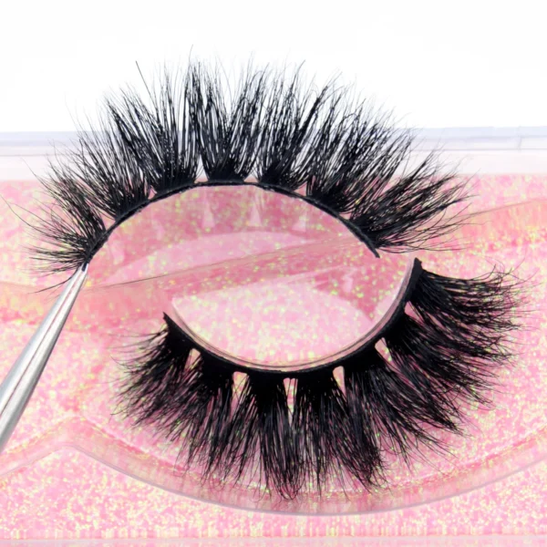 Visofree Half Mink Lashes Make Up False Eyelashes Hand Up Natural Long Mink Lashes Cruelty Free Crisscross Mink Fake Eyelashes - Image 19
