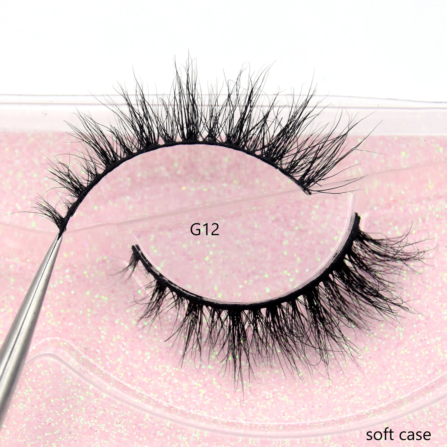 Visofree Half Mink Lashes Make Up False Eyelashes Hand Up Natural Long Mink Lashes Cruelty Free Crisscross Mink Fake Eyelashes - Image 13