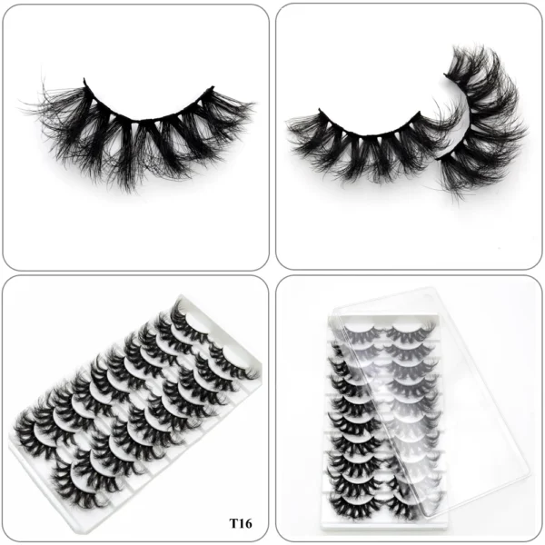 Visofree Mink Lashes 3pairs/10pairs Faux Mink Lashes Make Up False Cils Thick Hand Made Eyelash Extension Crisscross Curly Lash - Image 48
