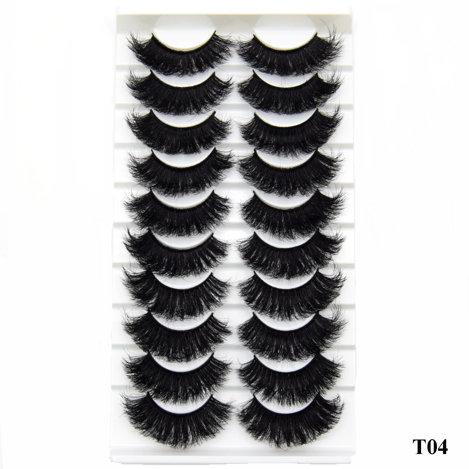 Visofree Mink Lashes 3pairs/10pairs Faux Mink Lashes Make Up False Cils Thick Hand Made Eyelash Extension Crisscross Curly Lash - Image 2